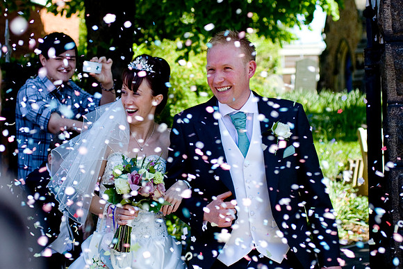 Photograph of a Confetti Shower