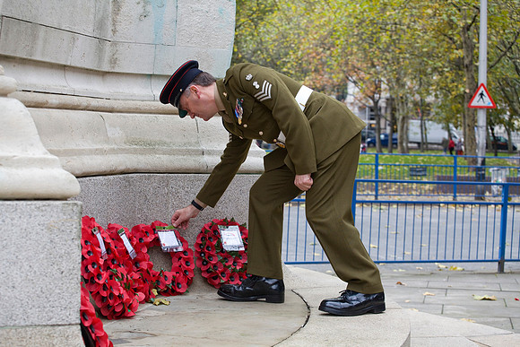London Euston Remembrance Service Photograph 005
