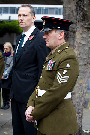 London Euston Remembrance Service Photograph 010