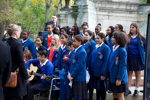 London Euston Remembrance Service Photograph 017