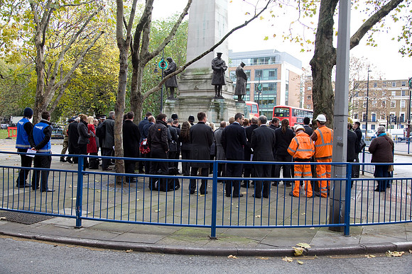 London Euston Remembrance Service Photograph 018