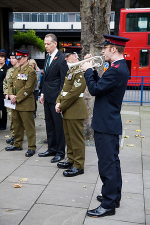 London Euston Remembrance Service Photograph 023