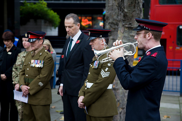 London Euston Remembrance Service Photograph 024