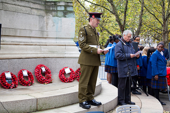 London Euston Remembrance Service Photograph 025