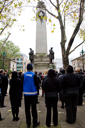 London Euston Remembrance Service Photograph 030