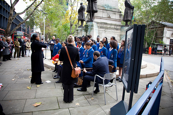 London Euston Remembrance Service Photograph 031