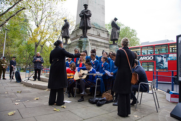 London Euston Remembrance Service Photograph 032
