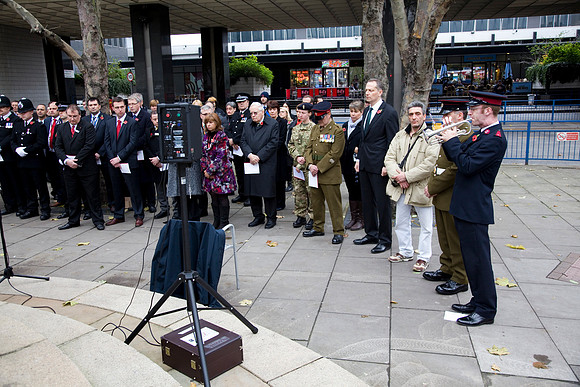 London Euston Remembrance Service Photograph 035