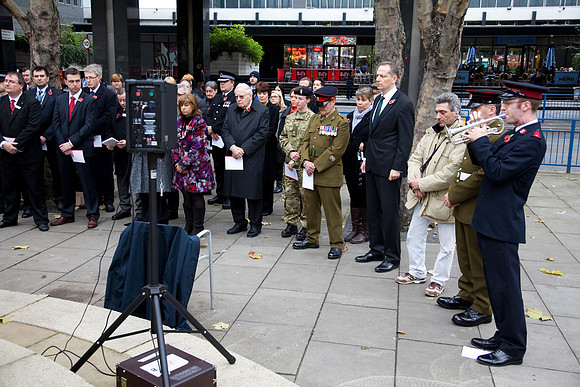 London Euston Remembrance Service Photograph 036
