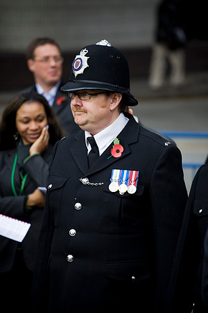 London Euston Remembrance Service Photograph 040