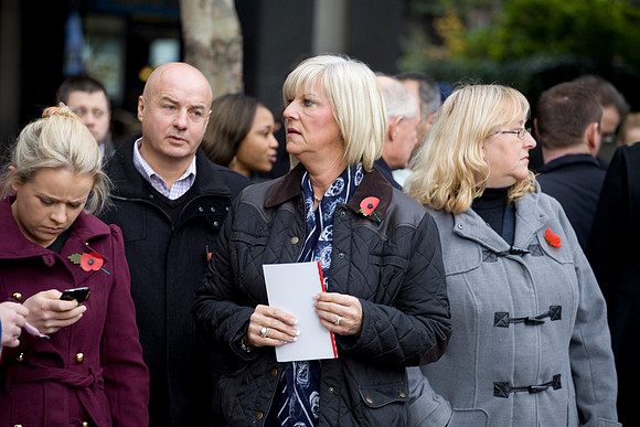 London Euston Remembrance Service Photograph 045