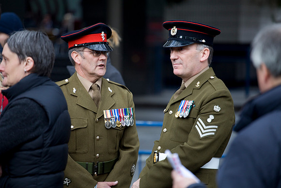 London Euston Remembrance Service Photograph 048