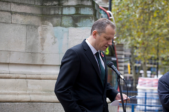 London Euston Remembrance Service Photograph 051