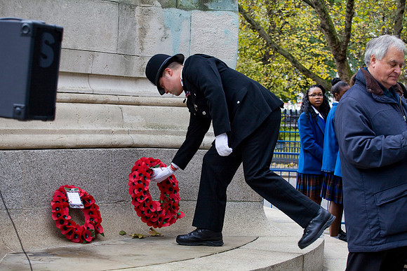 London Euston Remembrance Service Photograph 057