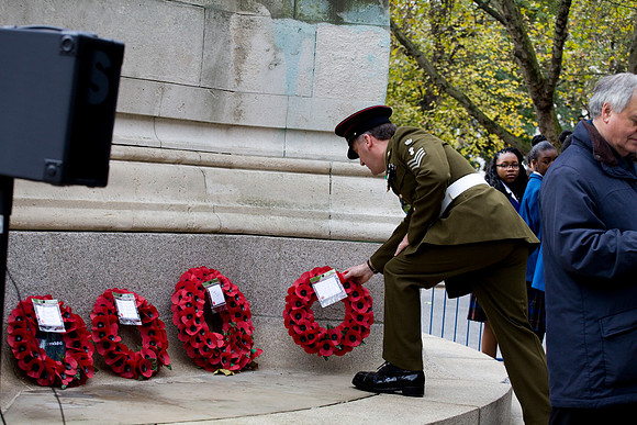 London Euston Remembrance Service Photograph 060
