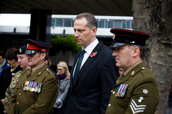 London Euston Remembrance Service Photograph 064