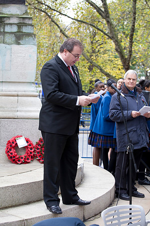 London Euston Remembrance Service Photograph 075