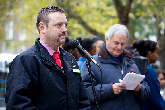 London Euston Remembrance Service Photograph 084