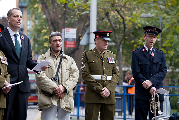London Euston Remembrance Service Photograph 086