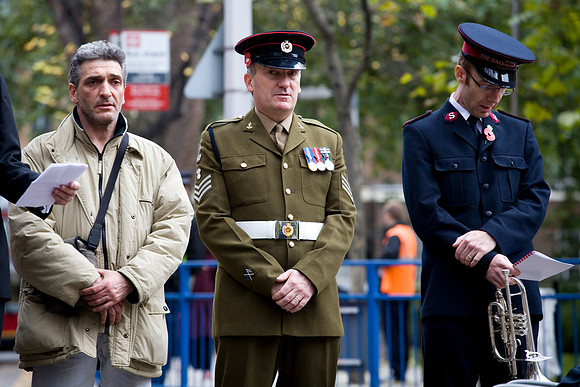 London Euston Remembrance Service Photograph 087