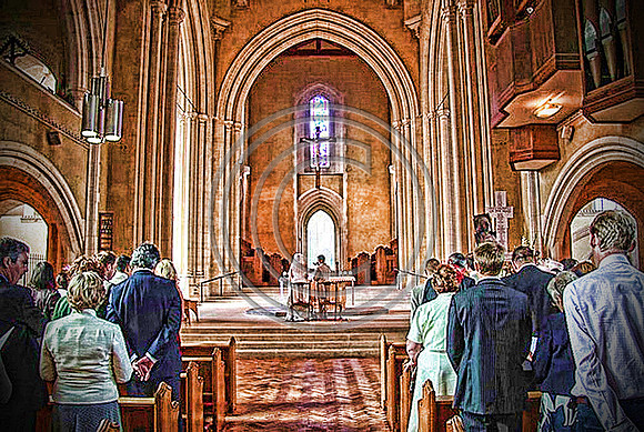 HDR Sketch Wedding At Ealing Abbey