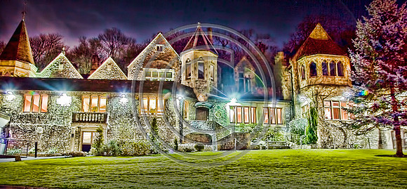 HDR Sketch Cadbury House Near Bristol From the Front - Photographer Bristol and Leicestershire