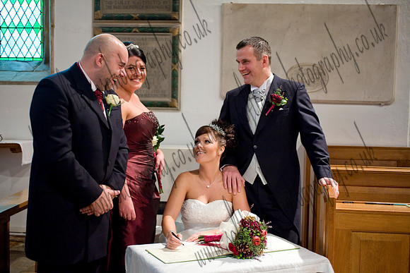 Nikki & Ian's Wedding Photogaphs Near Warwickshire