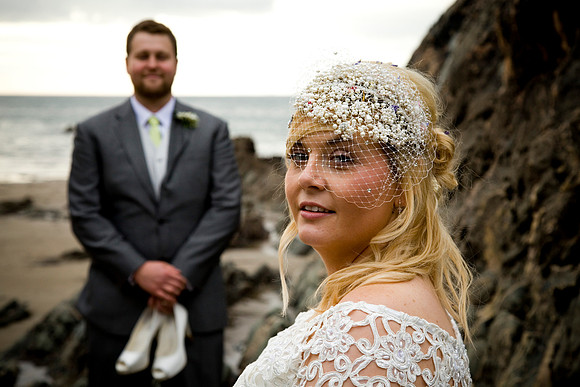 beach wedding in the UK in Cornwall